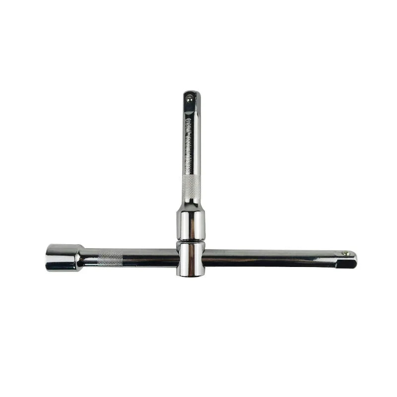 Ratchet Quick 1/2 Inch 125mm Interface Joint Connecting Extended Rod Three-way Changeover Socket Head Connecting Lengthened Rods