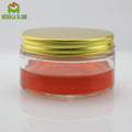 200ml 7oz Round Wide Mouth Straight Edge Glass Jam Jar Food Storage Glass Caviar Chocolate Jar Container with Aluminum Cap