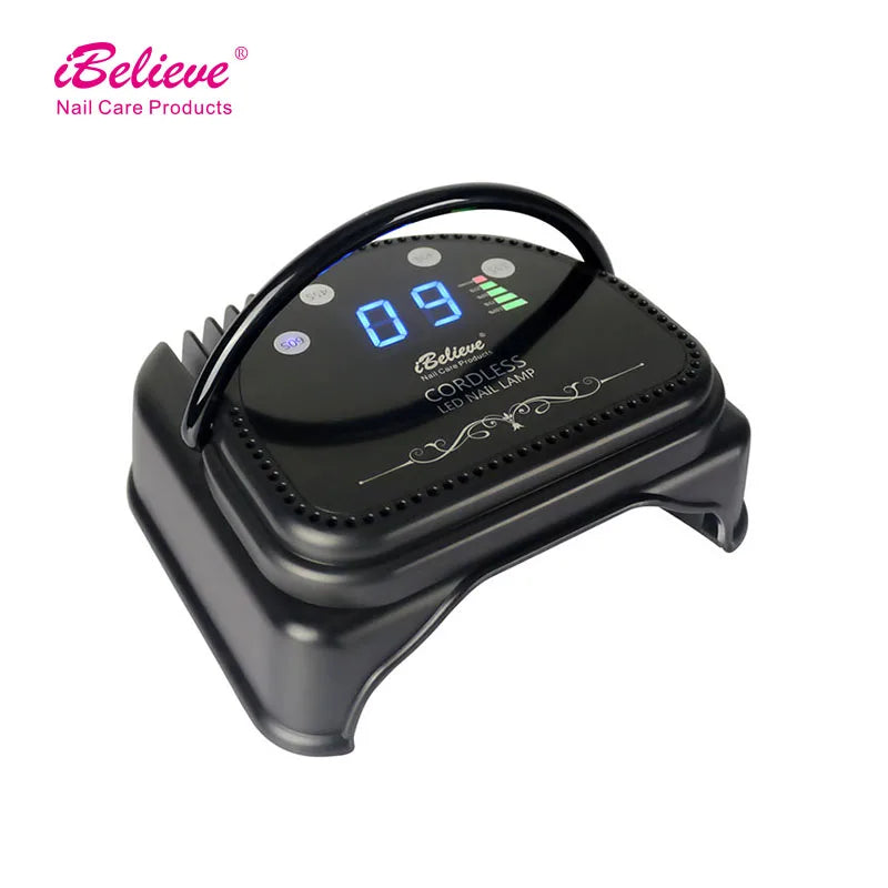 Nails Supplies Salon Solar Cordless Led / Uv Nail Lamp 64 Watts Pro Cure Led Nail Lamp