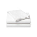 300TC Bedding Sets 100% Cotton White Solid Hotel Quality 4 PC Sheet Set US Queen Size  Flat Sheet