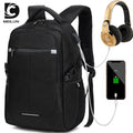 Factory Hot Sell 15.6inch Usb Waterproof Notebook Mens Polyester Laptop Bag Travel Custom School Laptop Backpack