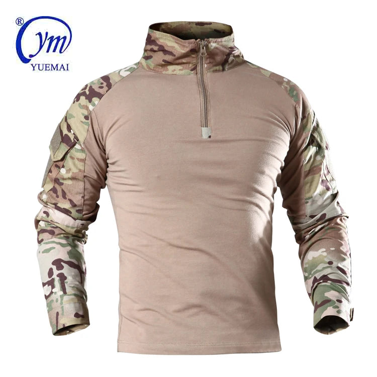 Wholesale Long Sleeve Shirt Tactical Men's Rapid Assault  Training Rapid Frog Suit Camo Uniforms