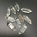 AAA+Natural Rock White Clear Quartz Crystal Double Terminated Wand Points for Healing Stone