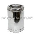 Stainless Steel Double Wall Insulated Chimney Pipe for Wood Stove / Fireplace