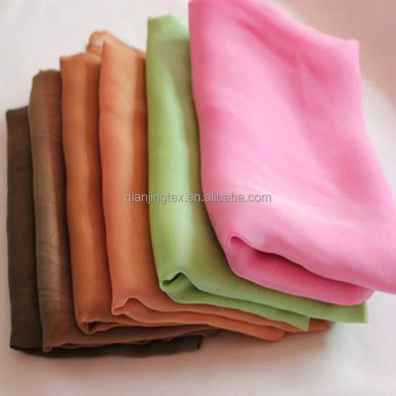Factory Direct Lightweight 30D Silky Soft Two-Color Chiffon Fabric 100% Polyester for Girls' Cosplay Excellent Value