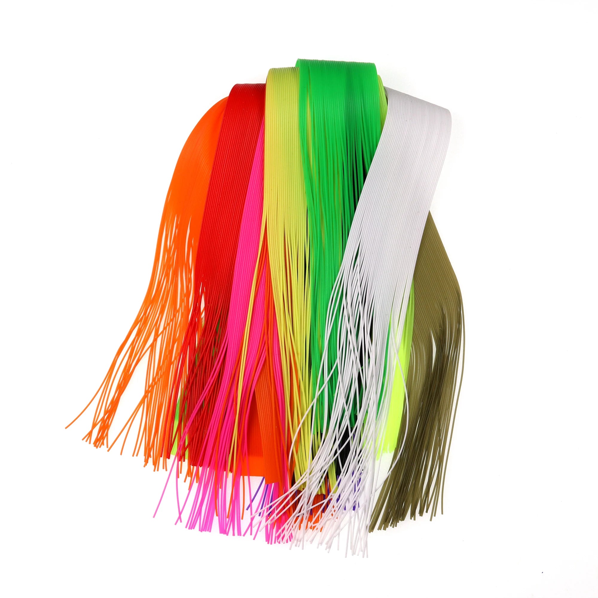 40 Strands/Pack 30CM Micros Silicone Round Rubber String Soft Worm Trout Fly Legs Fishing Jig Lure Skirts Fly Tying Material