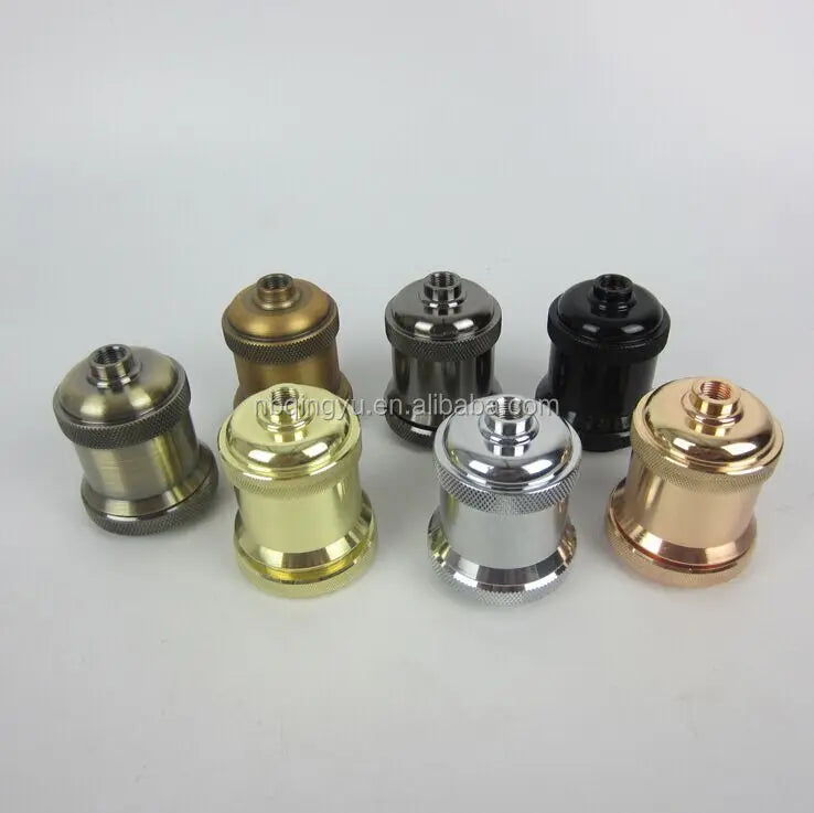Hot Sale CE Certified 250V Multi-color Metal Lamp Holder Screw Type E27 for Vintage Lamp