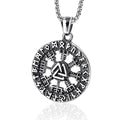 Factory PRICE Viking Vegvisir Celtic Knot  Pendant Viking  Necklace for Him Men