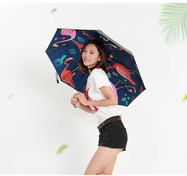Inside Full Printed Umbrella Wholesale Umbrella Uv Market Manual Open Folding Umbrella