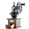 Hand Crank Wooden Manual Coffee Grinder Do Ecocoffee Antique Cast Iron Coffee & Tea Sets Wooden Body & Ceramic Core Classic 410g