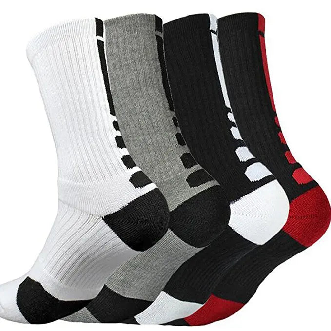High Summer Sweat-Absorbent Compression Cycle Shorts Comfortable Cushioning Printed Basketball Socks Cuff Active Usage Bottom