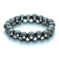 Factory Wholesale Natural Stone Bracelet in 4/6/8/10/12/14/16mm Sizes Hematite Religious Style Bangles for Women Men Weddings