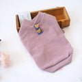 Handmade Knitted Designer Pet Apparel Cute Solid Dog Sweaters Puppies Modern Style Cotton Warm Hoodie Spring Pet Supplies
