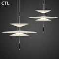 Indoor Designers Acrylic Pendant Light Nordic Modern Black Luxury Led Chandelier for Kitchen Dining