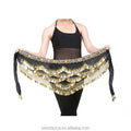 BestDance Arab Belly Dance Hip Scarf Ladies Belly Dancing Coins Belt Waist Chain OEM