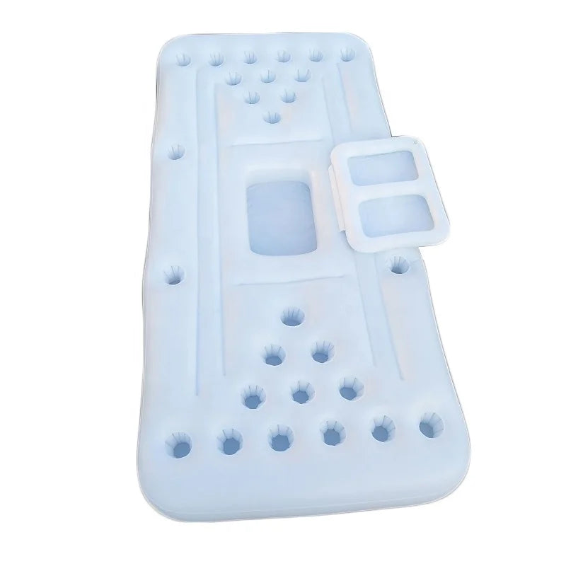Inflatable Beer Pong Table with Cooler Swimming Pool Party Game Toy Floating Pong Table