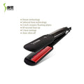 Professional  Ceramic Heat Plate Anion Care Adjustable Temperature Steam Infrared Flat Iron Digital LED Display