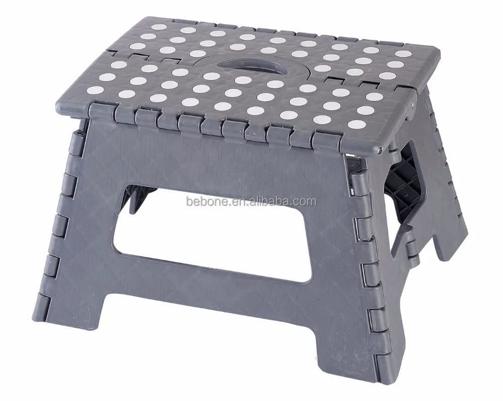 Outdoor Stackable Plastic Folding Stool with 18 Metal Screws – EN14183 Certified – EU Local Stock