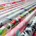 100% Pure Silk Customized Digital Printed Satin Fabric Twill for Bedding Sleepwear Dresses Weddings for Girls' Pajamas Scarf