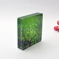 Custom clear Solid Acrylic Block Uv Printing Cube Photo Display clear Solid Acrylic Block