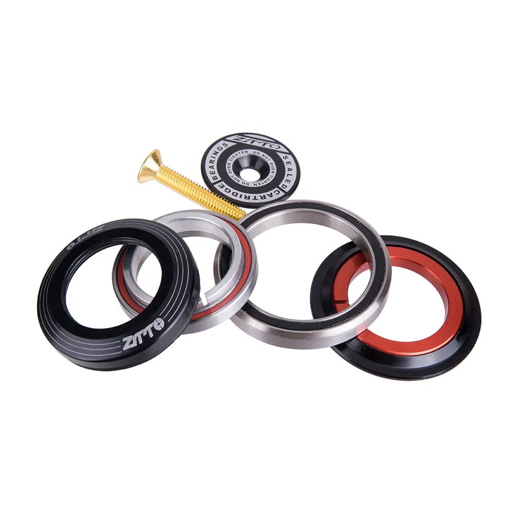 ZTTO 4252ST MTB & Road Bicycle Headset 42 41.8 52mm 1 1/8\" 1 1/2\" Aluminum Alloy Tapered Straight Fork