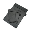 A4/M/S Black Leather Magnetic Folding Clipboard Folder Conference Compatible Filing Product