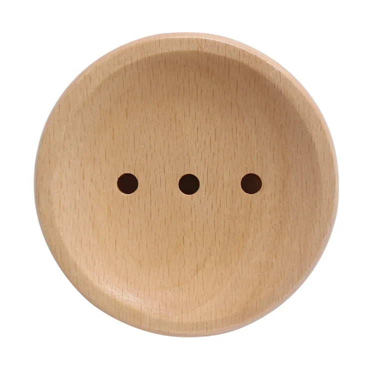 Classical Hot Sell  Handmade Eco-Friendly Beech Wood Soap Holder Dish