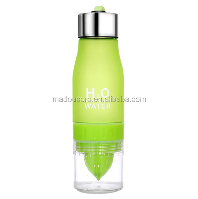 650ml H2O Lemon Juice Cup Colorful minimalist Water Bottle Infuser for Outdoor Sports Direct Drinking for Shaker Bottle