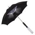 Umbrella with Fan Fresh Breeze Works Dual Against Rain UV Anti Uv Sun Cool Fan Umbrella with Spray