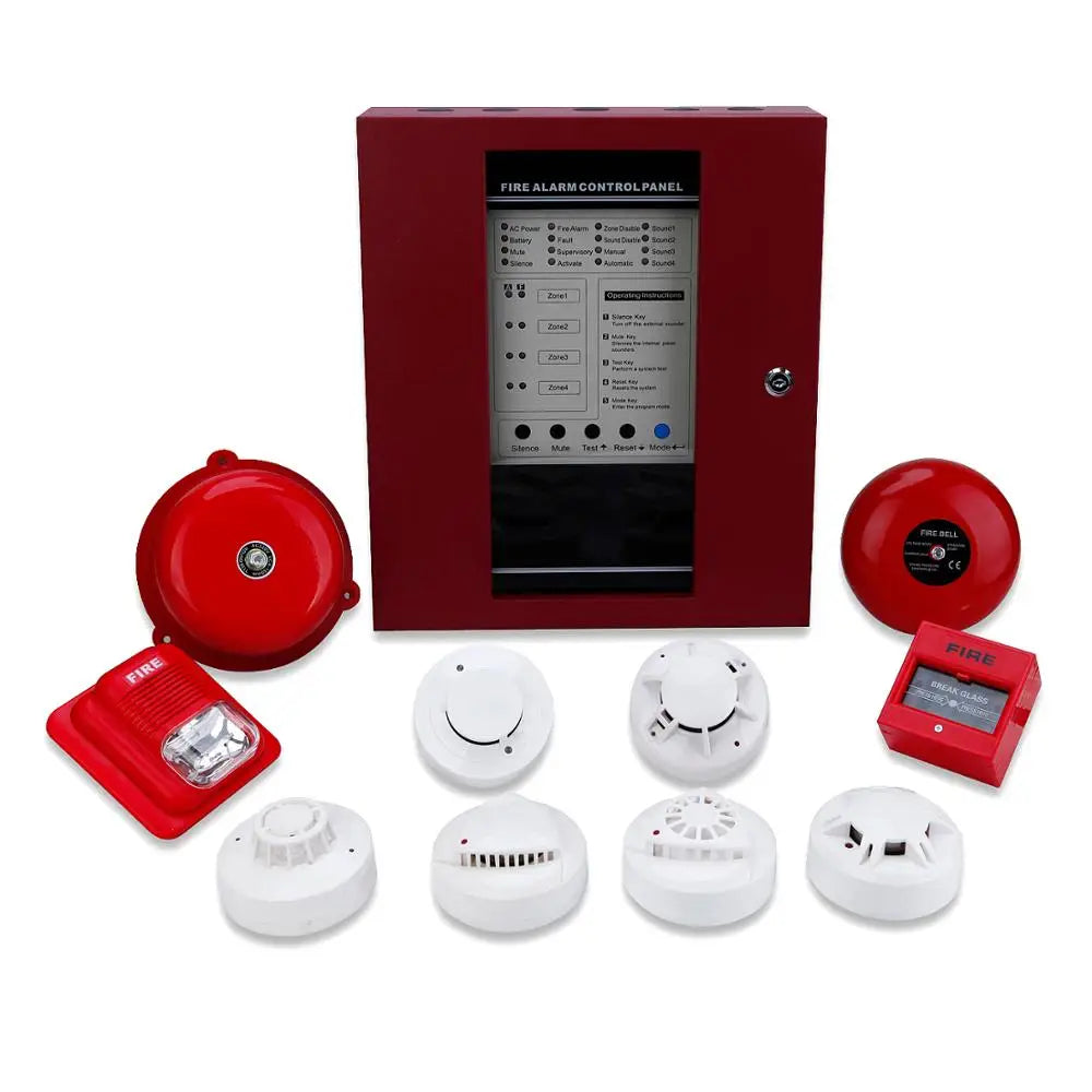 4/8/16 Zones 2/3/4 Wired Conventional Fire Alarm Control Panel