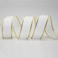 Factory Classic Fashion Red Purple 38mm Metallic Gold Edge Grosgrain Ribbon