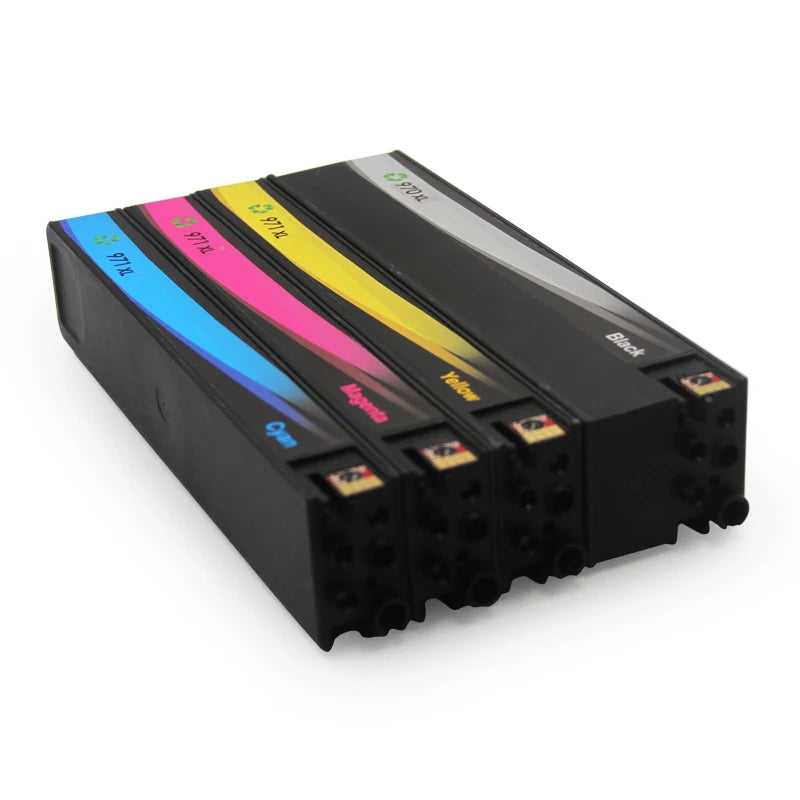 OCBESTJET for HP 970 971 XL Ink Cartridge Full With Ink for HP Officejet Pro X451dn X551dw X476dn X576dw Printer Ink Cartridge
