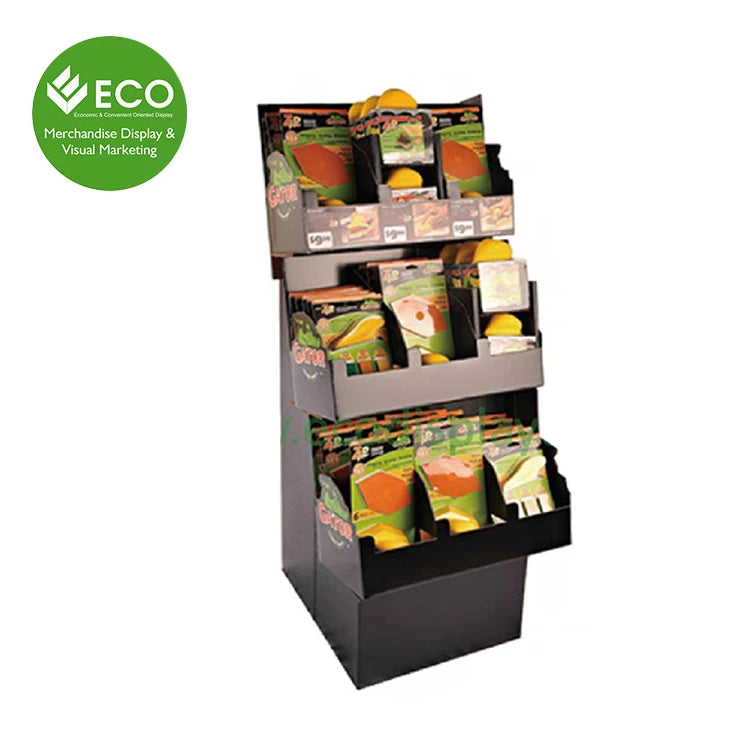 Customized Foldable Modern for Cardboard Floor Display Rack Pallet Display