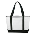 Customized logo Blank Canvas Tote Shopping Bag