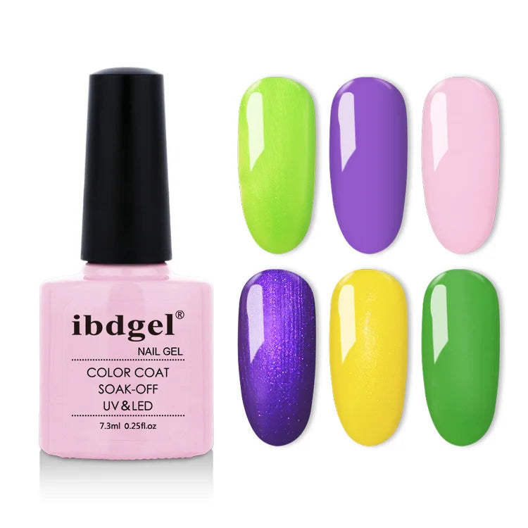 L&M OEM ODM Factory Uv Gel Lidan Nail Polish Base Top Coat Soak off Nail Gel Polish 7.3ml