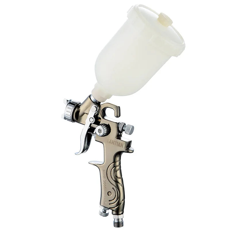 3000B HVLP Mini Air Spray Gun Small Top Finish Car Panel Beater Touch-up Paints Pneumatic Sprayer Muse Cake Spray Gun