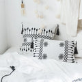 Wse Cotton Knitted Pillow Case Cozy Soft Fashionable Decorative Popular Baby Kids Adult Warm Fluffy New Design
