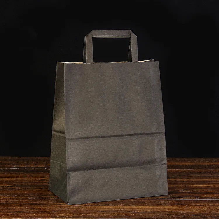 100 Percent Recyclable Washable Kraft Paper Bag Sustainable Cloth Paper Shopping Bag Eco Friendly Reusable Tote