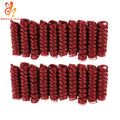 20 Inch Curly Braids Synthetic Crochet Braids With Marley Hair