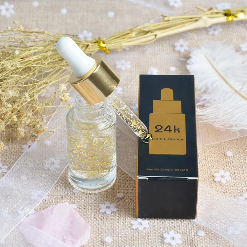 New Arrival 24K Waterproof Private Logo Clear Facial Serum