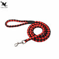 Classic Solid Pattern Nylon Braided Dog Leash for Small Dogs Made From Durable Polyester