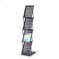 Eco-Friendly Magazine Catalog Literature Display Holder Rack Foldable Floor Pop-up Folding Stand