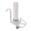 Yenvqee Transparent Household Kitchen Table Single Ceramic Counter Top Water Filter 1 Stage Desktop  Water Purification System