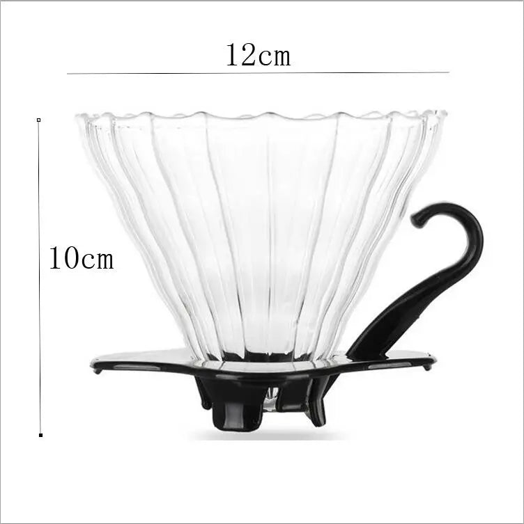 High Borosolicate Glass Coffee Dripper Coffee Percolators