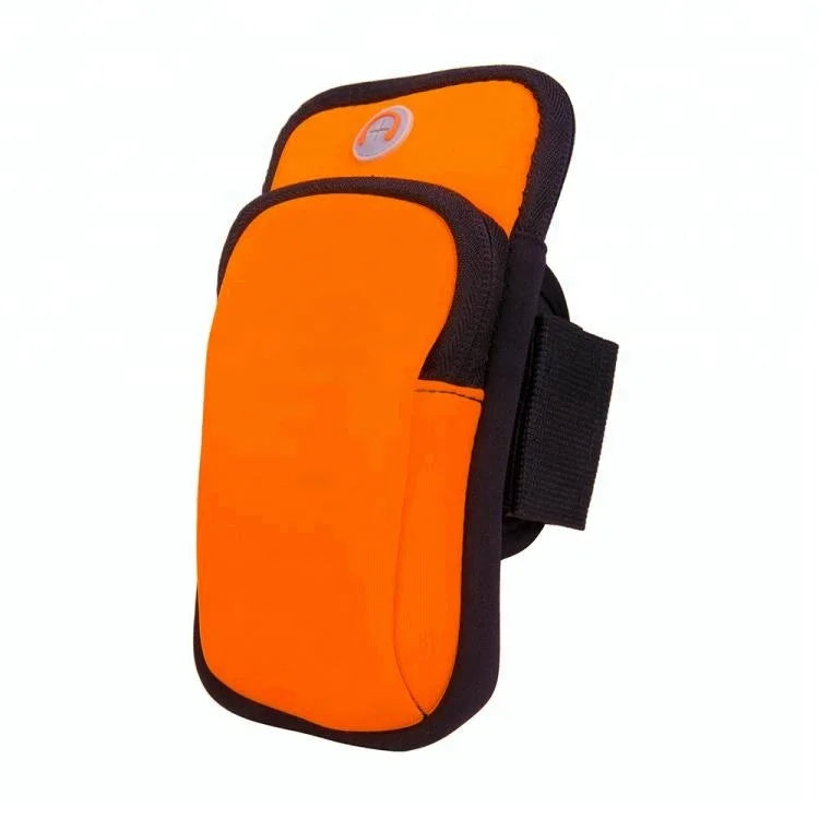 ZTTO Dual Pocket Multi-Function Outdoor Running and Cycling Arm Bag Waterproof Neoprene for Bike and Run