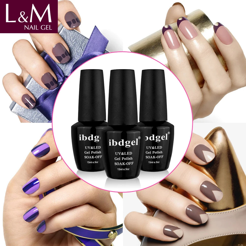 Ibdgel Nail Gel Polish 15ml Wholesale China LED UV GEL