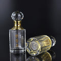Hot Selling 12 Prism Cut Crystal Empty Glass Refill Perfume Bottle for Lady Women Gifts