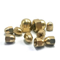 Factory Made Round Domed Head Brass Screw Cap Nut
