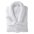 Custom Logo Luxury Plus Size Shawl Collar White 100% Cotton Home & Hotel Terry Bath Robe