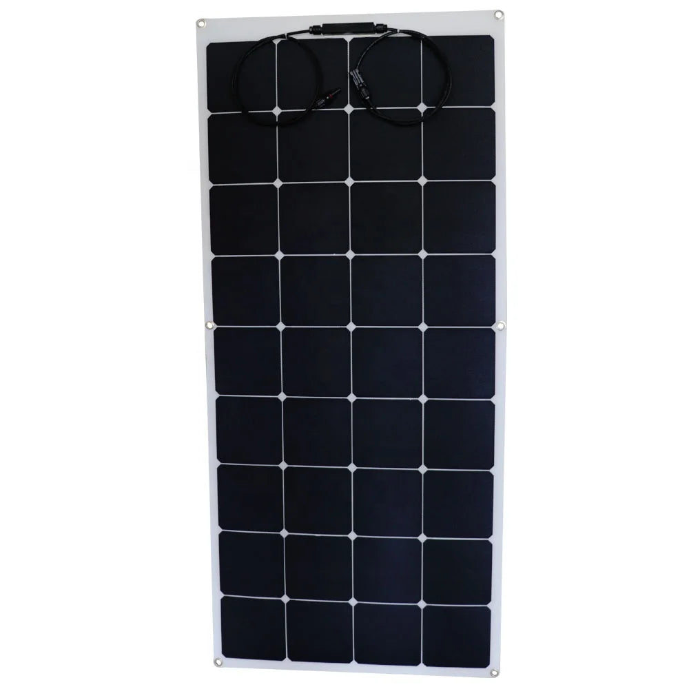 Black ETFE Solar Panel Popular Size 7W-150W IBC Type Modules for Outdoor Use on Boats Yachts Small Buildings
